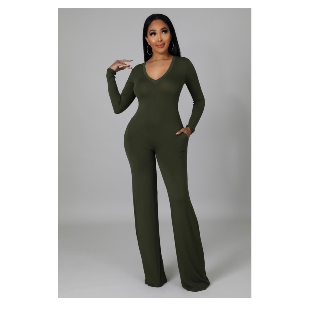 The Marley jumpsuit in olive